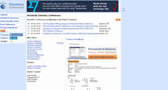 Desktop Screenshot of chemistry-conferences.com